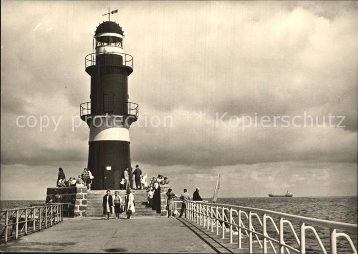 Warnemuende Ostseebad Mole Leuchtturm