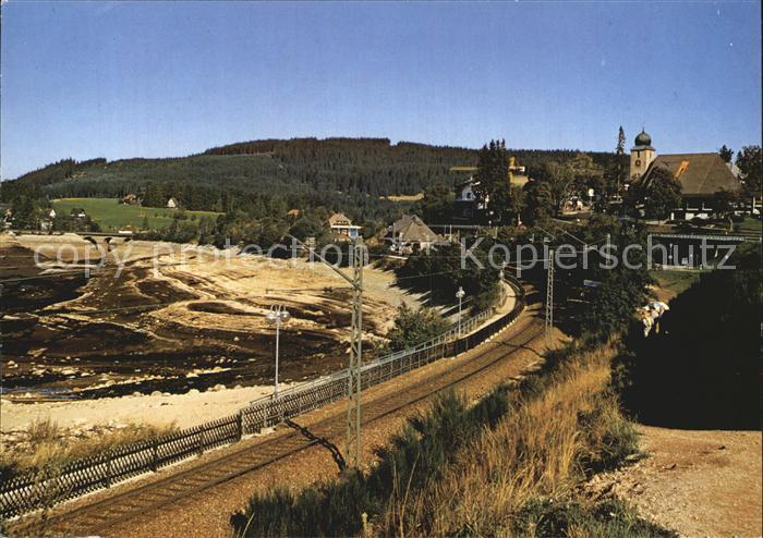 Schluchsee Jahrhundert Ereignis Ablassen des Wassers des Schluchsee Kraftwerks