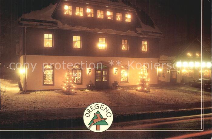 Seiffen Erzgebirge Spielzeugschachtl Verkaufsgeschaeft der Dregeno Seiffen eG