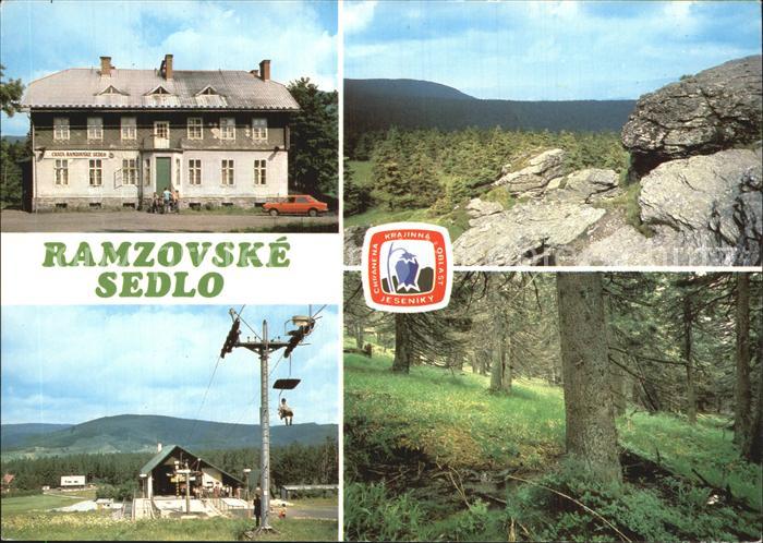 Jeseniky Chata Ramzovske Sedlo Vozky ke Keprniku Ramzova Prirozena vrcholova typ