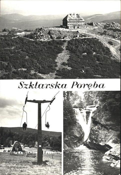 Szklarska Poreba Schronisko PTTK na Screnicy Sessellift Wasserfall