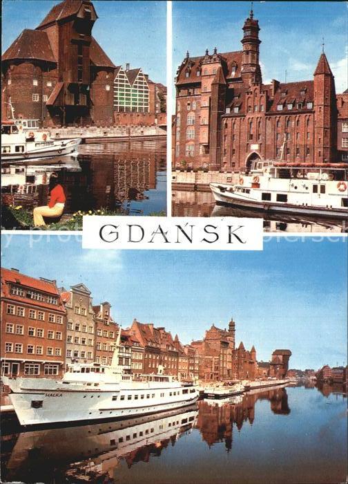 Gdansk Zuraw brama miejska Brama Mariacka Dlugi Pobrzeze