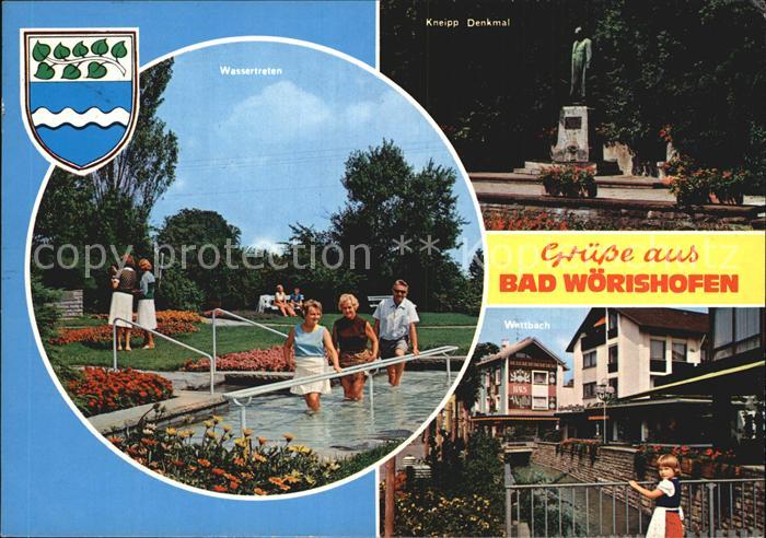 Bad Woerishofen Wassertreten Kneipp Denkmal Wettbach