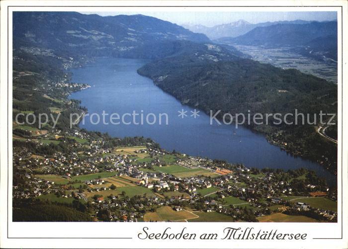 Seeboden Millstaettersee am Millstaettersee Fliegeraufnahme