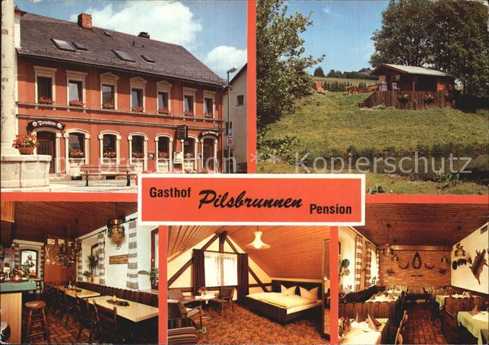 Bischofsgruen Gasthof Pension Pilsbrunnen Gaststube Zimmer