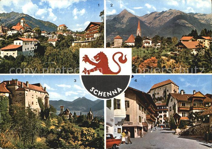 Schenna Meran Panorama St Georgen Schloss Schenna Zentrum
