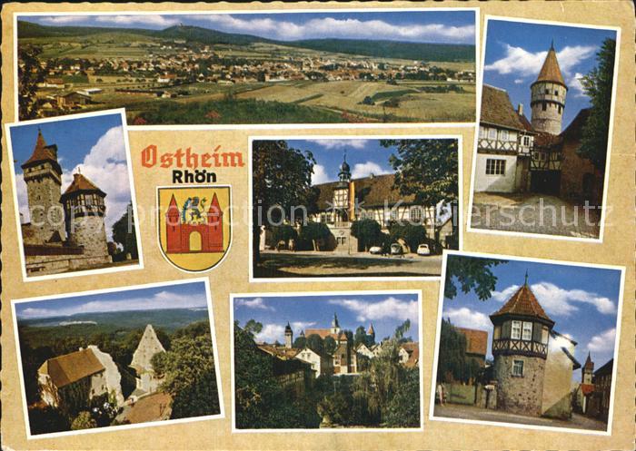 Ostheim Rhoen Panorama Lichtenburg Teilansichten
