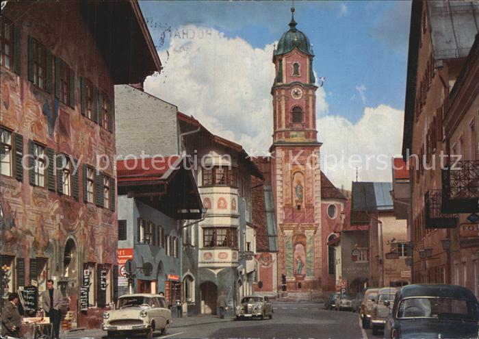 Mittenwald Bayern Obermarkt Kirche