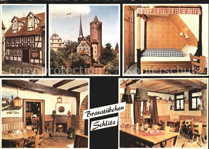 Schlitz Hessen Braustuebchen Schlitz Zimmer Stube Turm