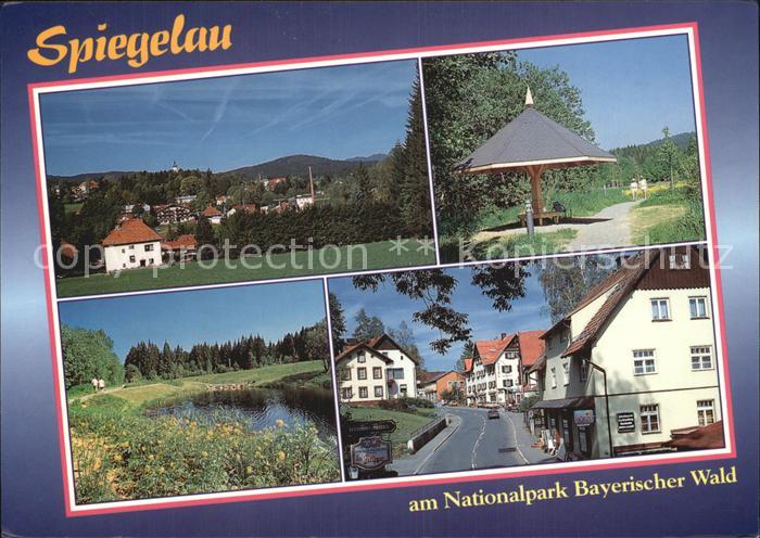 Spiegelau Panorama Rastplatz Park Strassenpartie