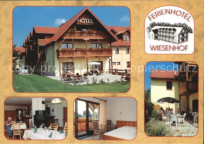 Schmannewitz Ferienhotel Wiesenhof Gaststube Zimmer Terrasse