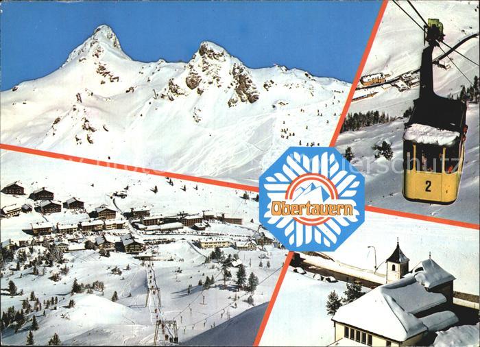 Obertauern mit Seekarspitze Gamsleitenlift Zehnerkarseilbahn Tauernkirche