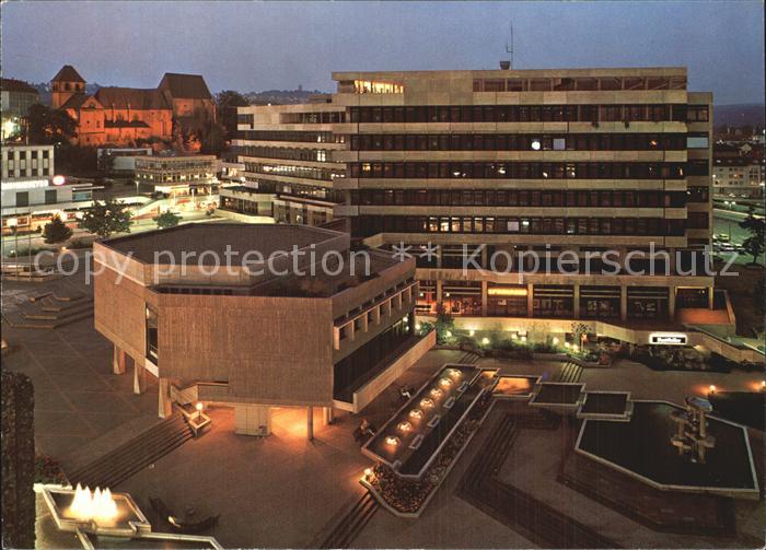 Pforzheim Schloss Stiftskirche St Michael Rathaus Marktplatz