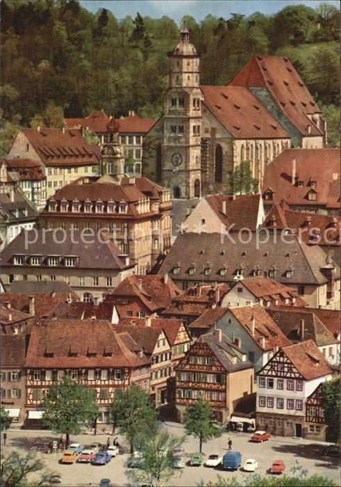 Schwaebisch Hall Hallplatz Rathaus Michaelskirche