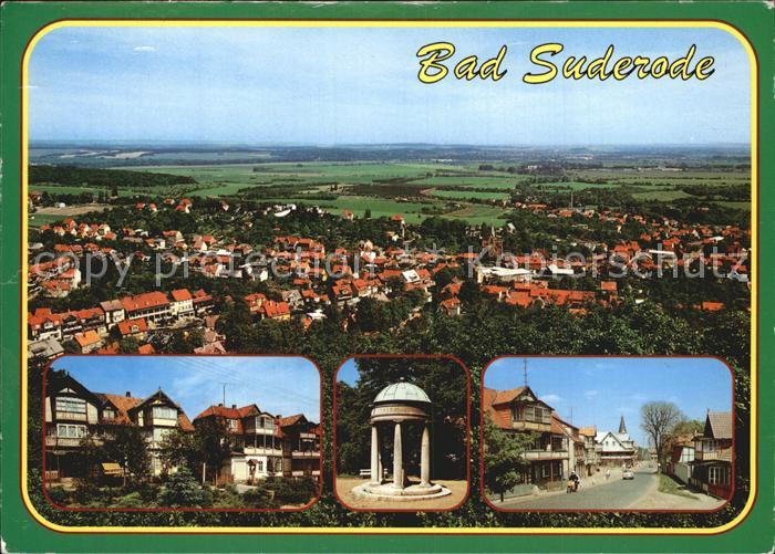 Bad Suderode Panorama Rathausplatz Behringer Brunnen Rathausstrasse