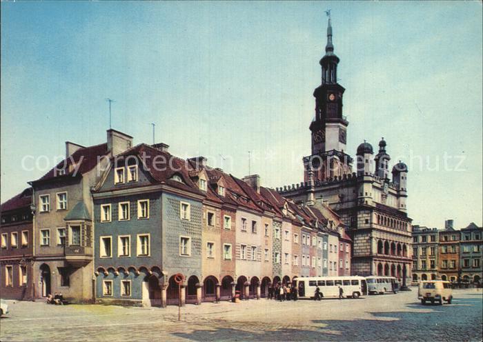 Poznan Posen Fragment Starego Rynku