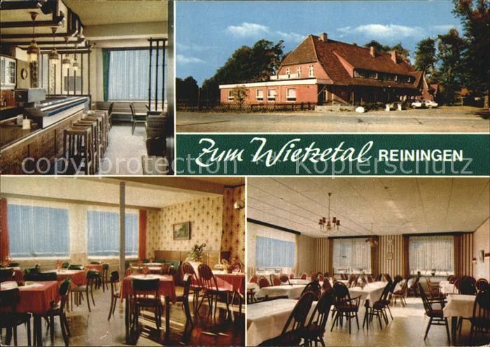 Reiningen Wietzendorf Gasthaus Zum Wietzetal Gastraeume Bar
