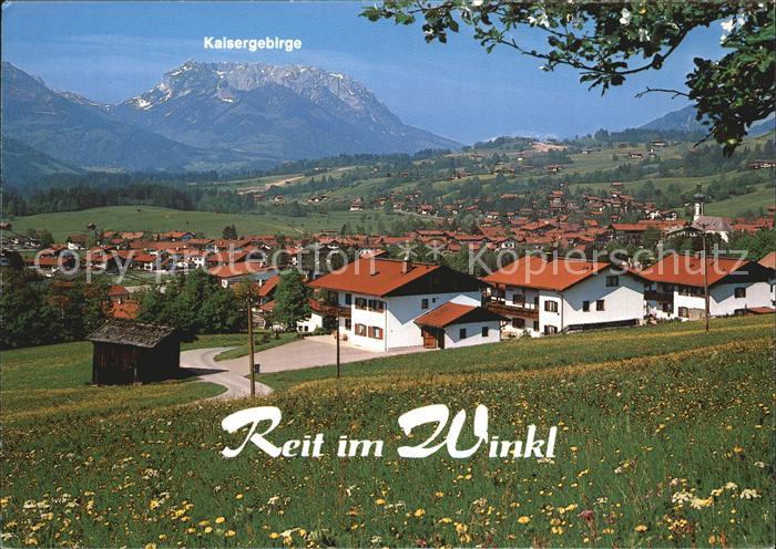 Reit Winkl Panorama mit Kaisergebirge