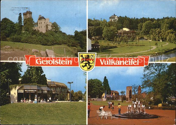 Gerolstein Rheinland-Pfalz Schloss Restaurant Brunnen