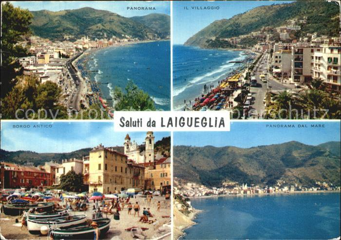Laigueglia  Panorama Il Villaggio Borgo Antico Panorama dal Mare