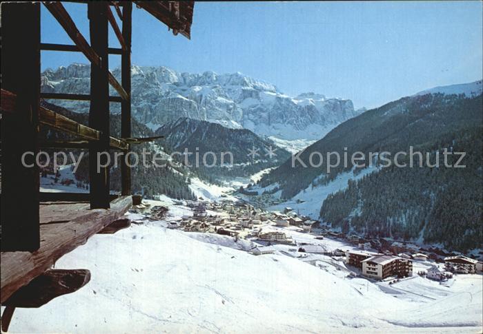 Wolkenstein Groeden mit Sellagruppe