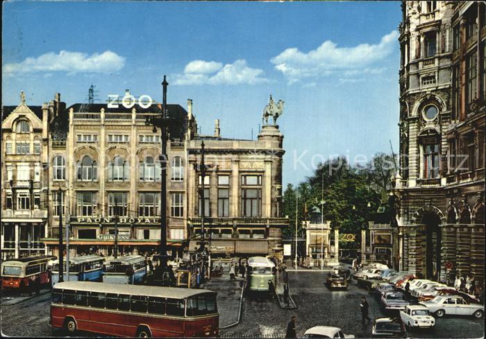 Antwerpen Anvers Koenigin Astrid Platz Hauptbahnhof Eingang des Zoos