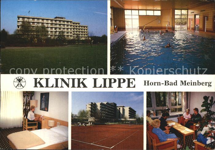 Horn Lippe Klinik Lippe Hallenbad Zimmer Tennisplatz Leseraum