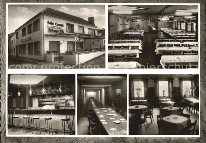Kelzenberg Hotel Gaststaette Gebr Coenen Speisesaal Bar Kegelbahn Gaststube