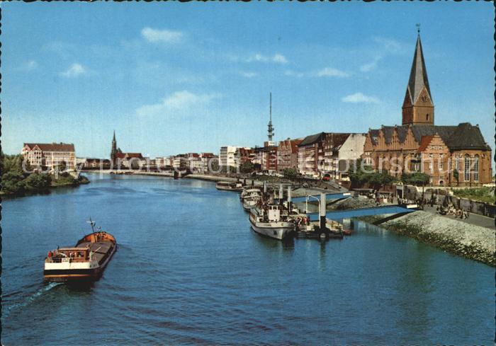 BREMEN  CITY Weserpartie Martinikirche