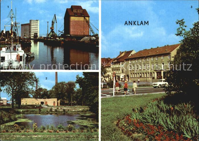 Anklam Peenehafen Schwimmhalle Marktplatz