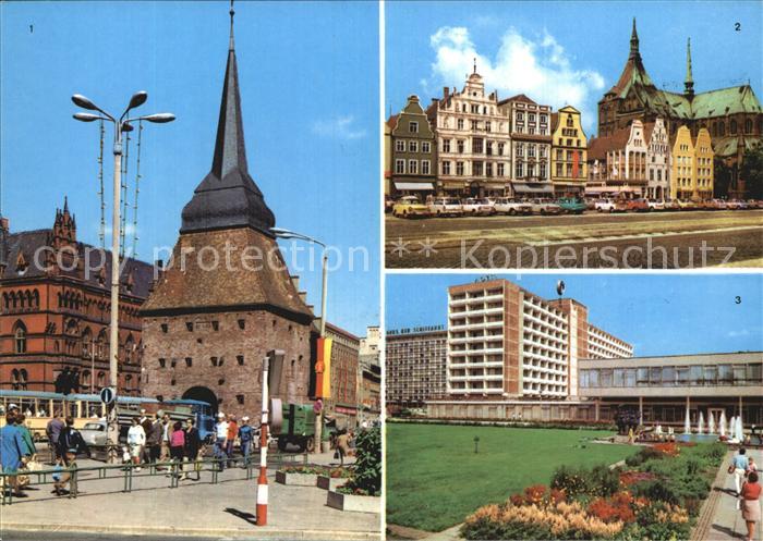ROSTOCK  CITY Steintor Ernst Thaelmann Platz Interhotel Warnow