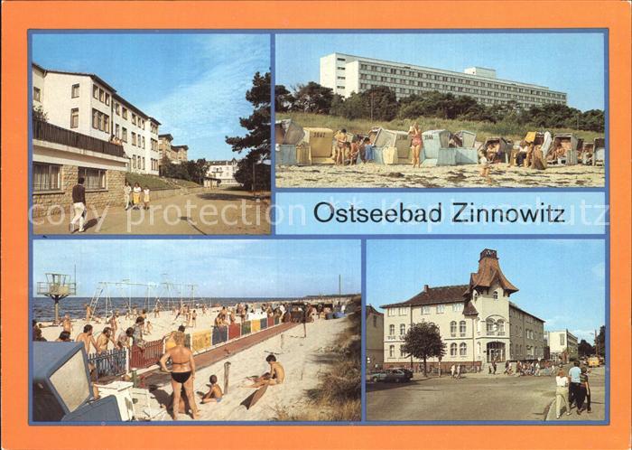 Zinnowitz Ostseebad Ferienheime Gertrud Roter Oktober und Ernst Schneller Strand