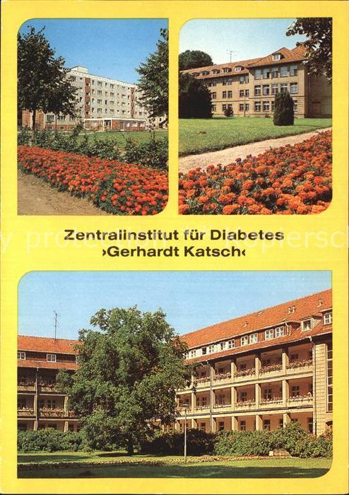 Karlsburg Greifswald Zentralinstitut fuer Diabetes Gerhardt Katsch
