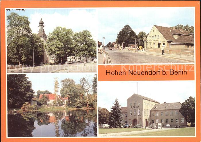 Hohen Neuendorf Kirche S Bahnhof An den Rotpfuhlen Rathaus