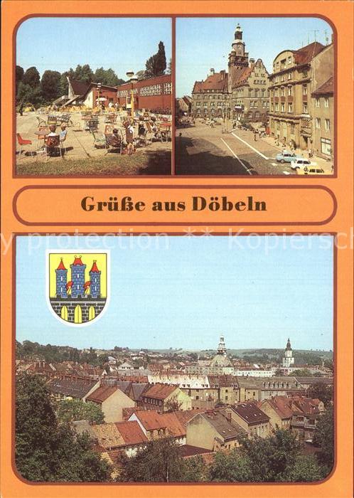 Doebeln Buergergarten Rathaus Panorama