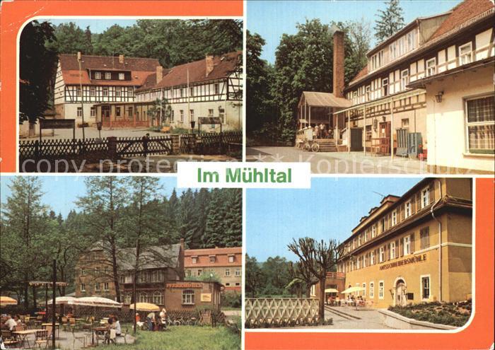 Muehltal Thueringen Schoessersmuehle Waldcafe Naupoldsmuehle Ferienlager Pfarrmu