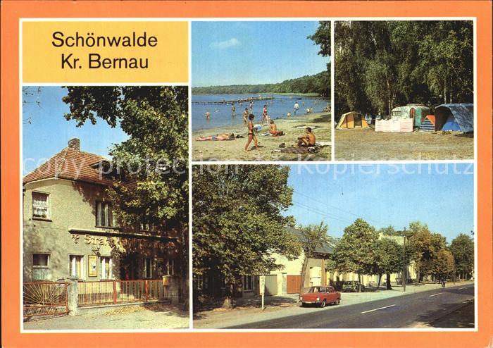 Schoenwalde Wandlitz HOG Strand Idyll Gorinsee Campingplatz Hauptstr