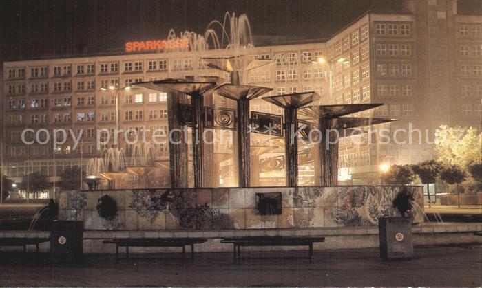 BERLIN  CITY Alexanderplatz bei Nacht