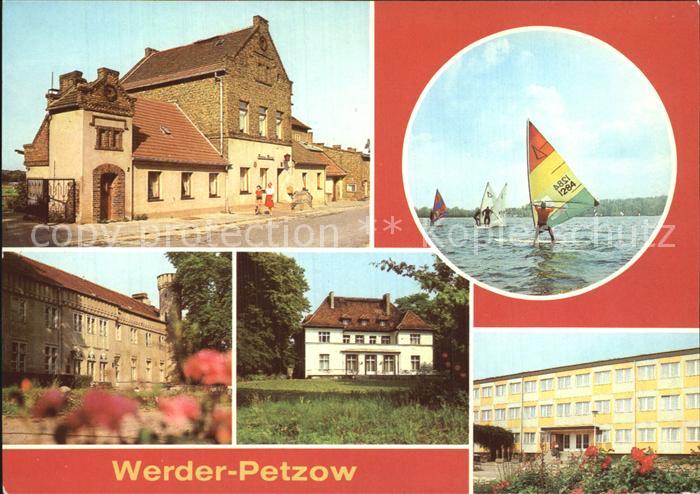 Petzow Werder Gaststaette Fontane Klause Schwielochsee Surfer Spezialschule Erns