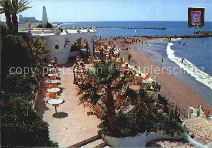 Playa de las Americas Detalle parcial de la playa