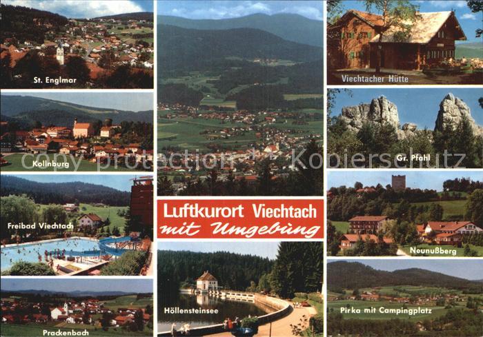 Viechtach Bayerischer Wald mit St Englmar Viechtacher Huette Kollnburg Gr Pfahl