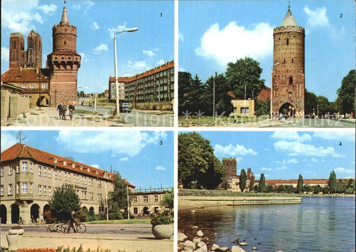Prenzlau Mitteltorturm Blindower Tor Hotel Uckermark Am Uckersee