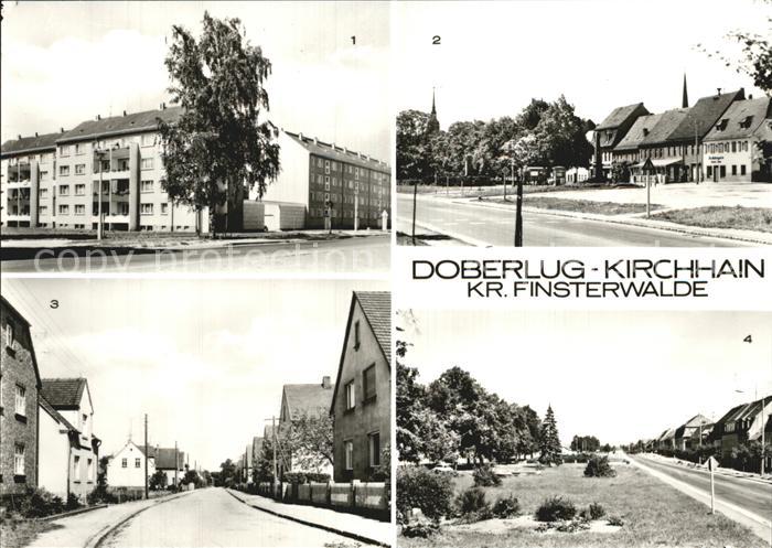 Doberlug-Kirchhain Am gruenen Berg Hauptstrasse Karl Marx Strasse