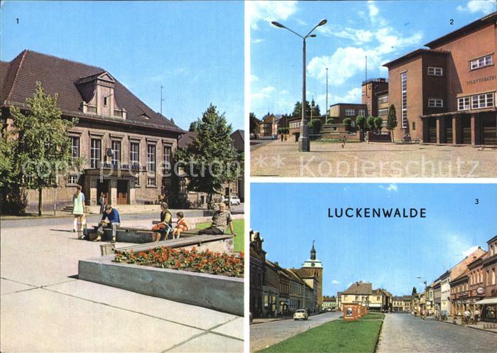 Luckenwalde Bahnhof Stadttheater Ernst Thaelmann Strasse