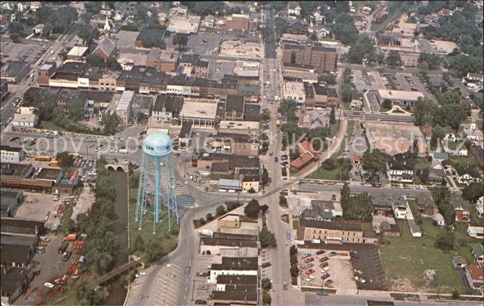 Wisconsin Aerial view of the city of Beaver Dam