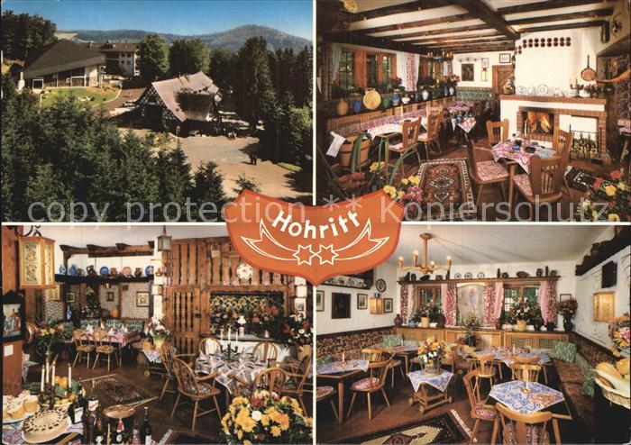 Sasbachwalden Erholungsheim Hohritt Cafe Restaurant Gastraeume