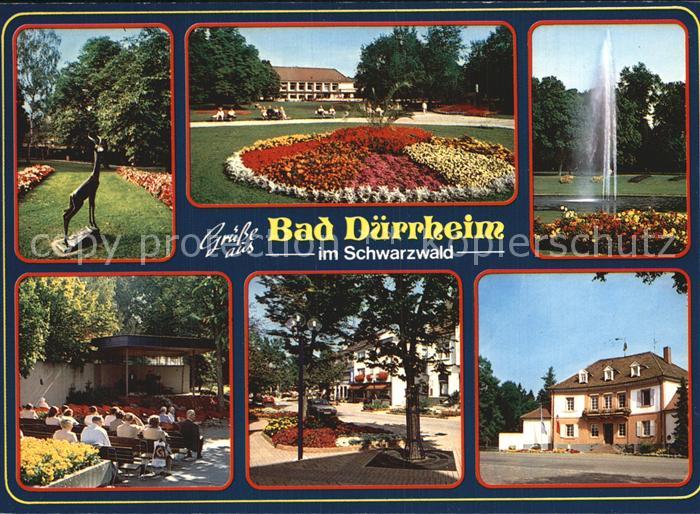 Bad Duerrheim Kurpark Skulptur Fontaene Kurkonzert