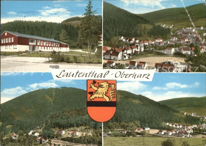 Lautenthal Harz Teilansichten Panorama