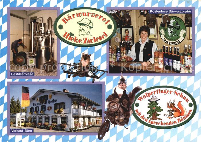 Zwiesel Niederbayern Baerwurzerei Hieke Destillierblase Baerwurzprobe Verkaufsbu