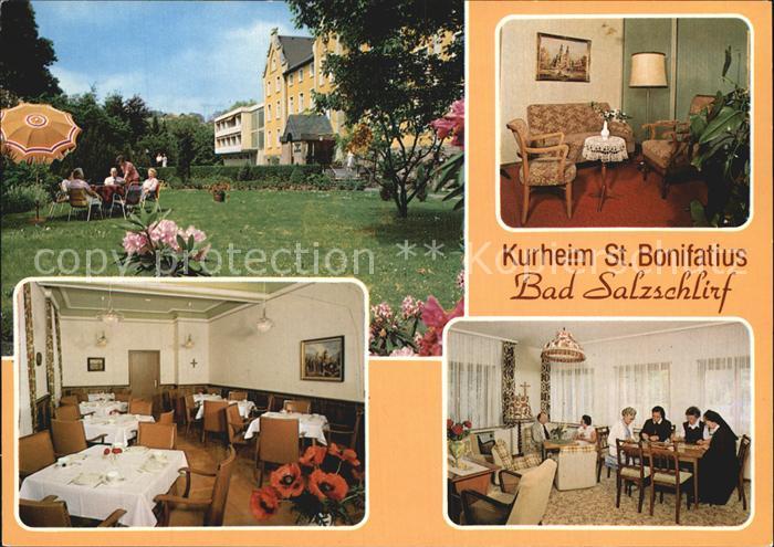 Bad Salzschlirf Kurpark Kurheim St Bonifatius Gast und Aufenthaltsraum